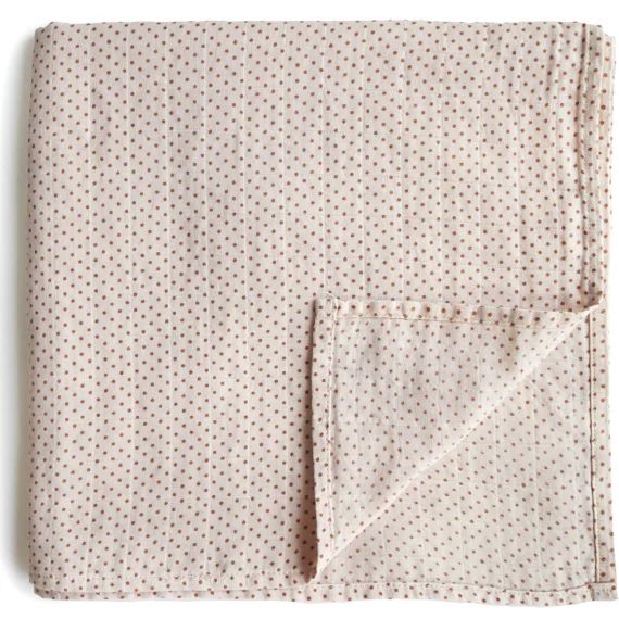 Maxi Lange En Coton Bio Ecru, Rouge