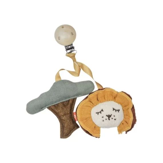 Jouet d&rsquo;activité à clipser arbre et lion