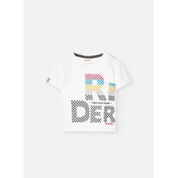 T-shirt À Manches Courtes Avec Col Rond Blanc