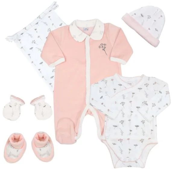 Kit Naissance Trois Kilos Sept – Rose 1 Mois Rose