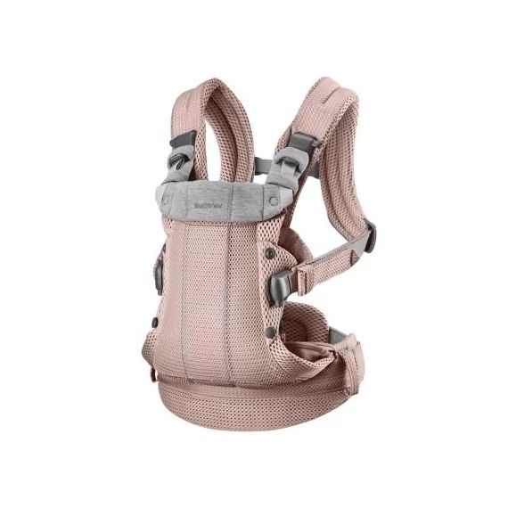 Porte-bébé Harmony Mesh 3D rose poudré