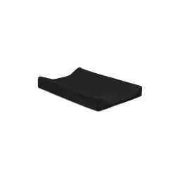 Housse Matelas À Langer Double Jersey 50x70cm Noir Noir