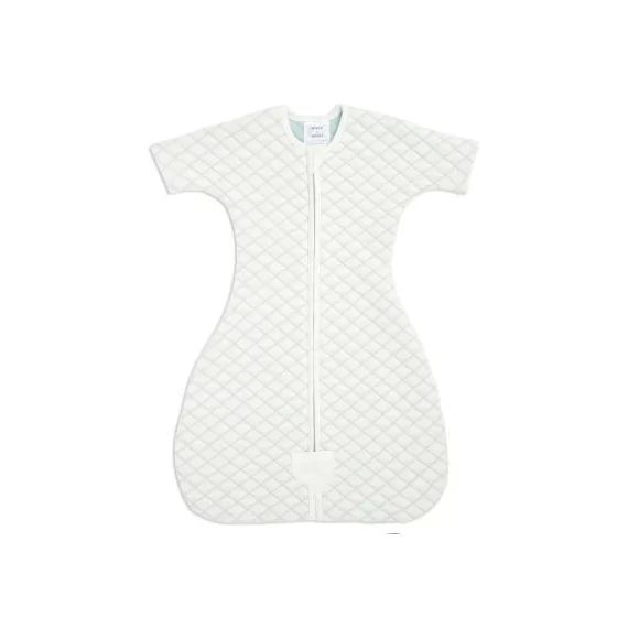 Gigoteuse 4 saisons ajustée crème et mint TOG 1,5 (60 cm)