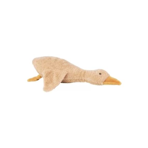 Peluche bruit blanc oie Liva blanc marron