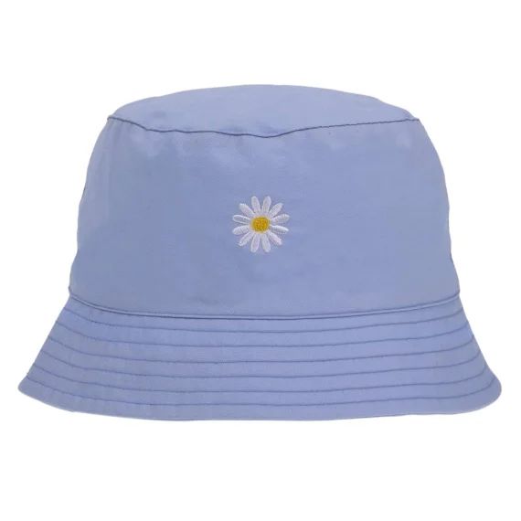Bob 100% Coton, Ajustable Tour De Tête Bleu Clair