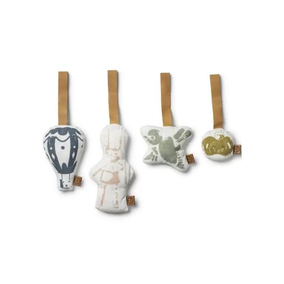 Jouets à suspendre pour arche d&rsquo;activités (4 pièces)