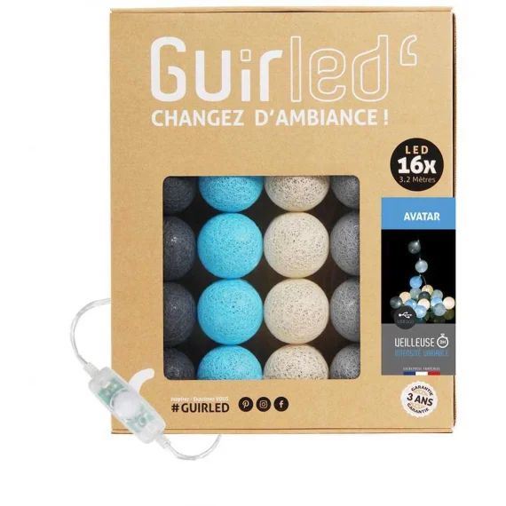 Guirlande Boule Lumineuse Led Usb Veilleuse 2h Avatar