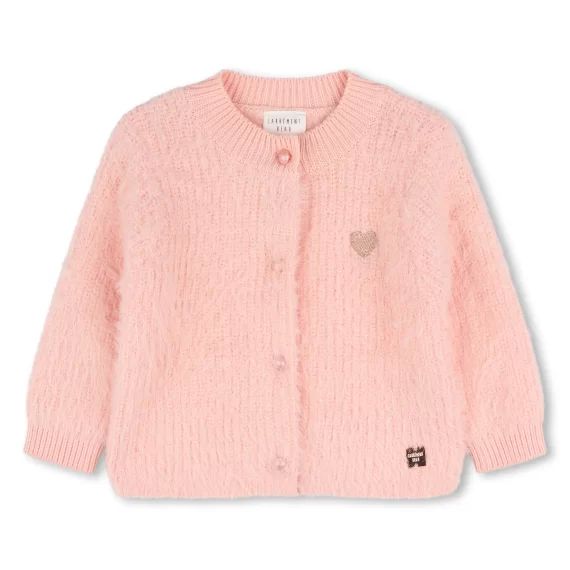 Cardigan en tricot Fille Rose