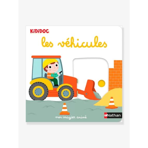Livre Kididoc – Mon imagier des véhicules – NATHAN JEUNESSE multicolore