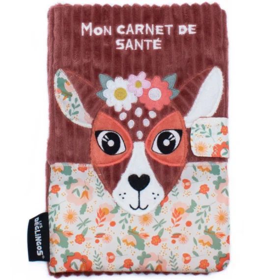 Protège carnet de santé Mélimélos la biche