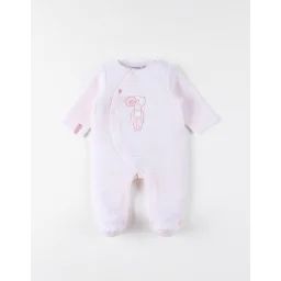 Pyjama Bébé Velours Rose