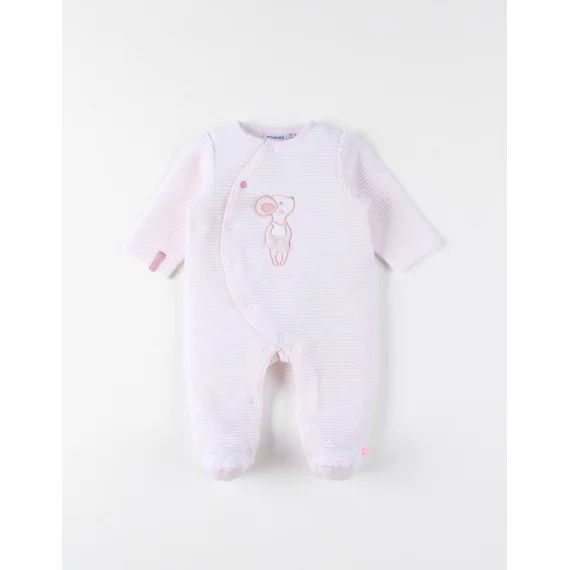 Pyjama Bébé Velours Rose
