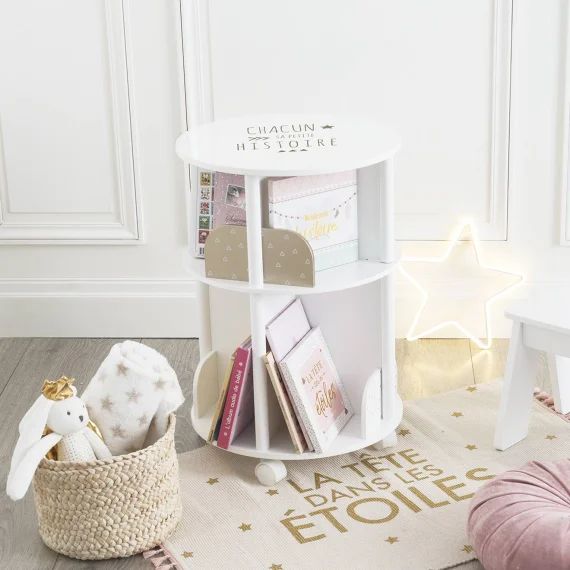 Bibliothèque Enfant Rose