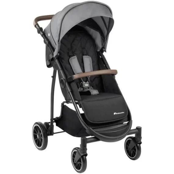 BEBECONFORT Poussette canne compacte Ingenious – Avec position allongée – De la naissance à 4 ans (Jusqu’à 22 kg) – Major Grey noir