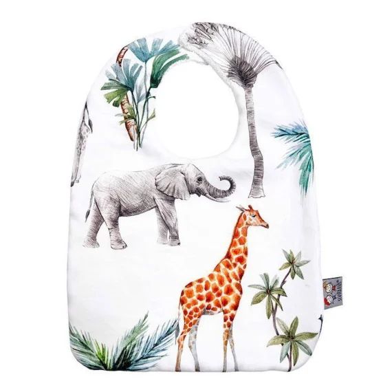 Bavoir En Coton Safari – Sevira Kids – Blanc – Dès La Naissance Blanc