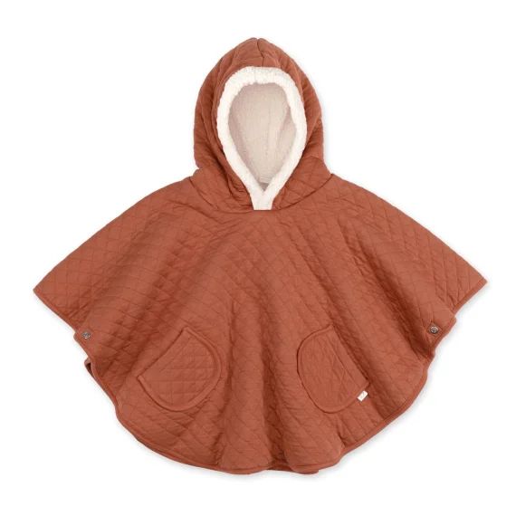 Poncho De Voyage – Pady Quilted – Teddy Brick