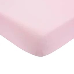 Drap Housse Bébé – Trois Kilos Sept – 70x140cm – Coton – Lavable – Oeko-tex® Standard 100 Rose