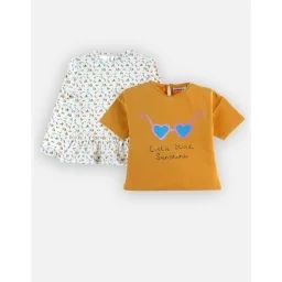 Set De 2 T-shirts En Coton Bio Blanc