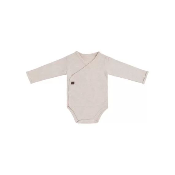 Body manches longues en coton bio Melange warm linen (Naissance)