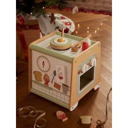 Cube d&rsquo;activités Cuisinette en bois FSC® beige