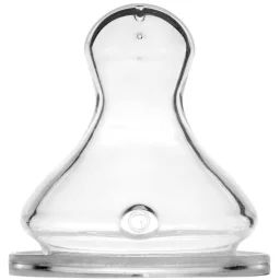 Lot de 2 tétines en silicone débit moyen