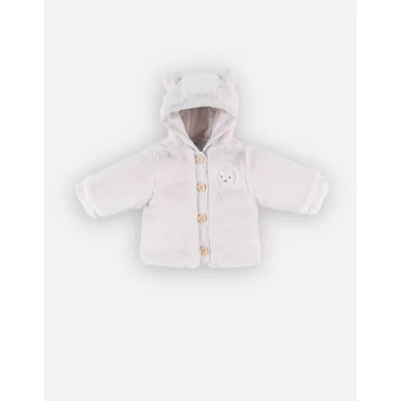 Veste à capuche en Groloudoux® gris