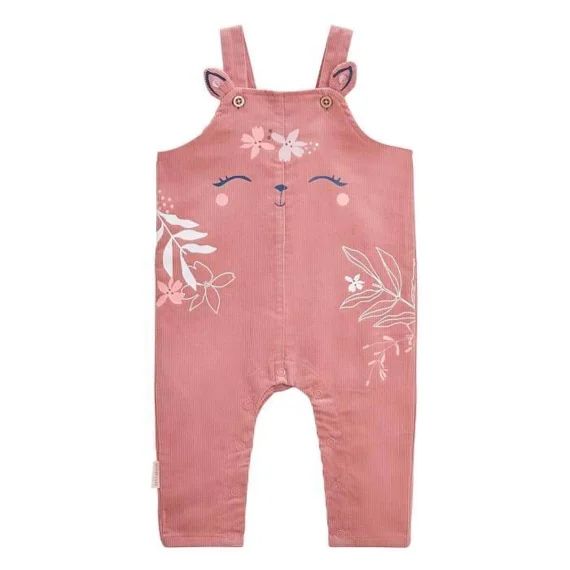 Salopette En Velours Côtelé Bébé Fille Rosa Rose