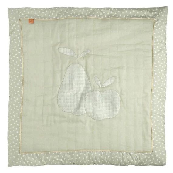 Grand Tapis 100×100 Cm En Lin Vert Tilleul Vert