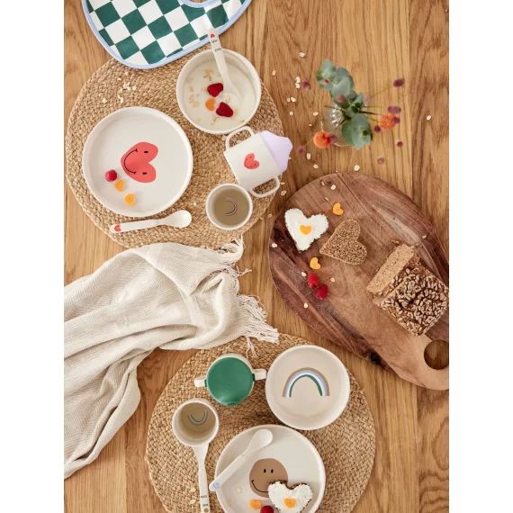 Coffret repas 4 pièces LÄSSIG happy rascals smile