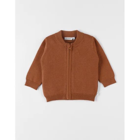 Cardigan En Tricot Marron