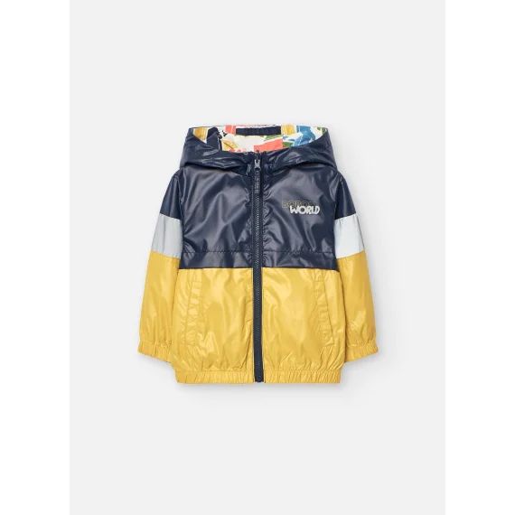 Parka Réversible Avec Capuche Et Fermeture Éclair Multicolore