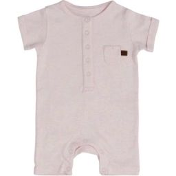 Combinaison short Melange rose (1 mois)