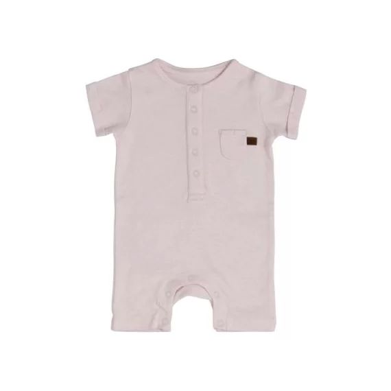 Combinaison short Melange rose (1 mois)