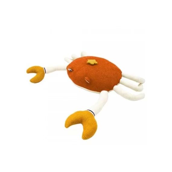 Coussin crabe corail (26 x 60 cm)