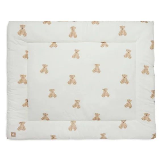 Tapis De Parc Blanc, Marron Clair