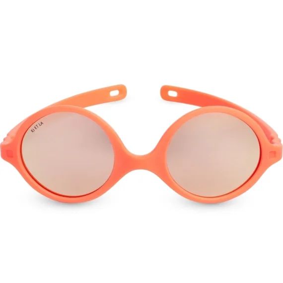 Lunettes de soleil Diabola néon verres miroir Orange fluo (0-12 mois)