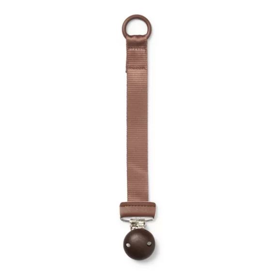 Attache-tétine Elodie en Bois – Chocolate