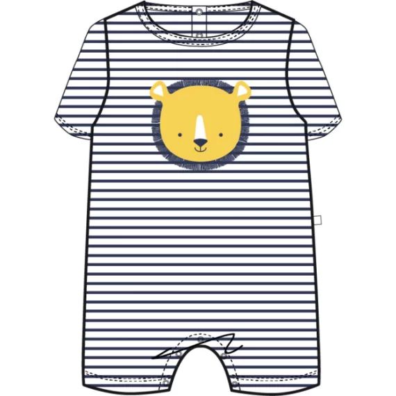 Combi-short à rayures Garçon Bleu