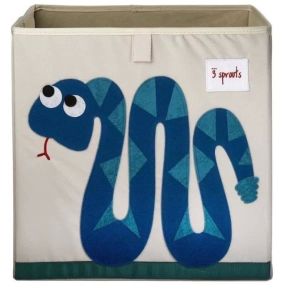 Sac et bac à jouets – Coffre a jouets Serpent bleu