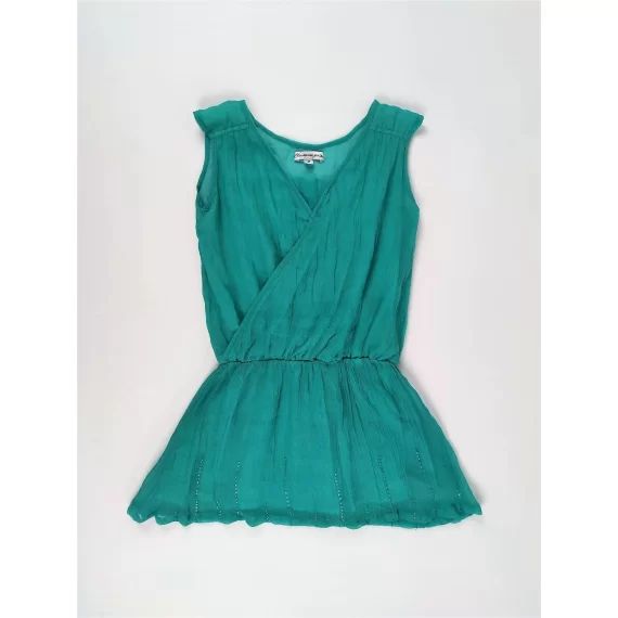Robe en soie Fille 2 ans Bleu comme Gris