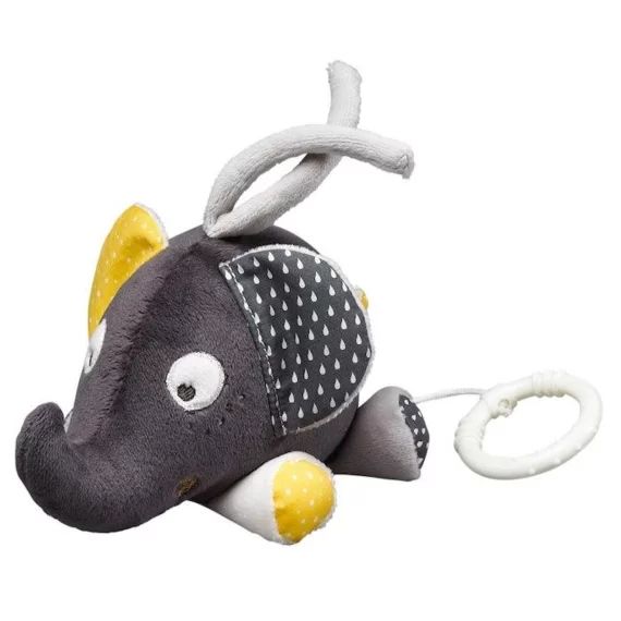 SAUTHON BABY DECO – Mini Peluche musical babyfan gris