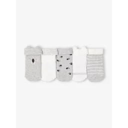 Lot de 5 paires de chaussettes koala bébé assorties