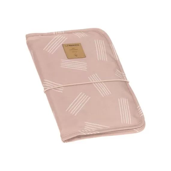 Pochette de change Casual Rayures rose
