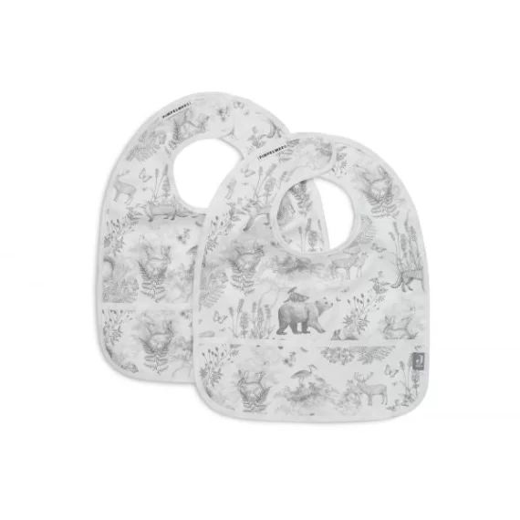 Bavoir imperméable 2 pièces Mésange bleue – Animaux de laforêt