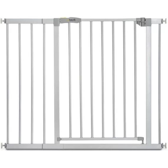 HAUCK Barrière de sécurité enfant Stop&rsquo;n Safe 2 + extension 21 cm – Gris gris