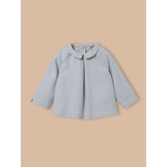 Guimpe Vichy Rayure Vert Doux
