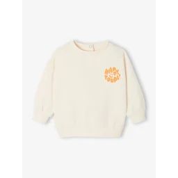 Sweat col rond Basics bébé écru