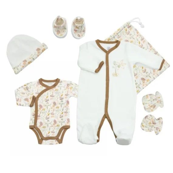 Trousseau Naissance Trois Kilos Sept – Marron 0 Mois Marron