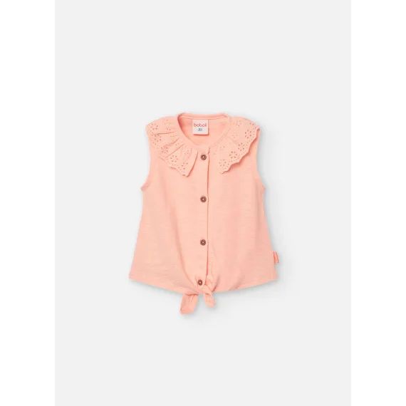 T-shirt Tricot Combiné Orange