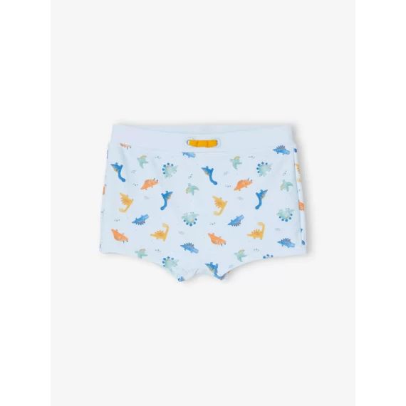 Boxer de bain imprimé dinos bébé garçon bleu glacier